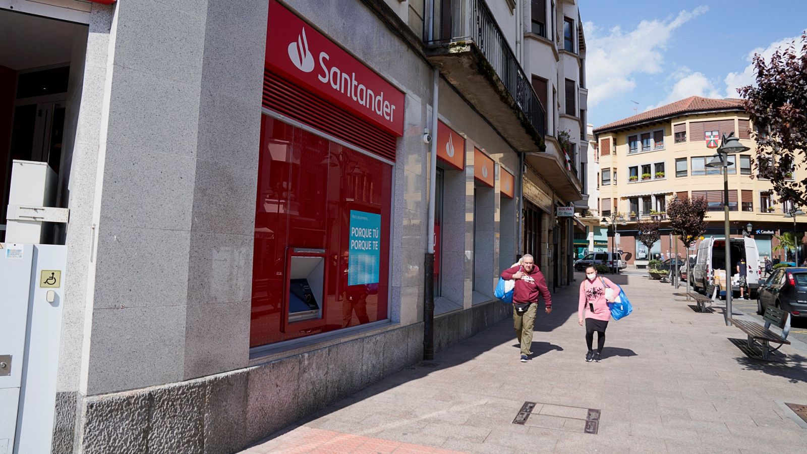 Una sucursal del Banco Santander