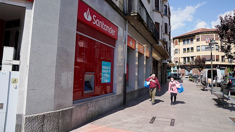 Una sucursal del Banco Santander
