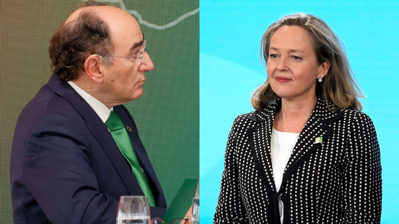 El presidente de Iberdrola y la vicepresidenta primera