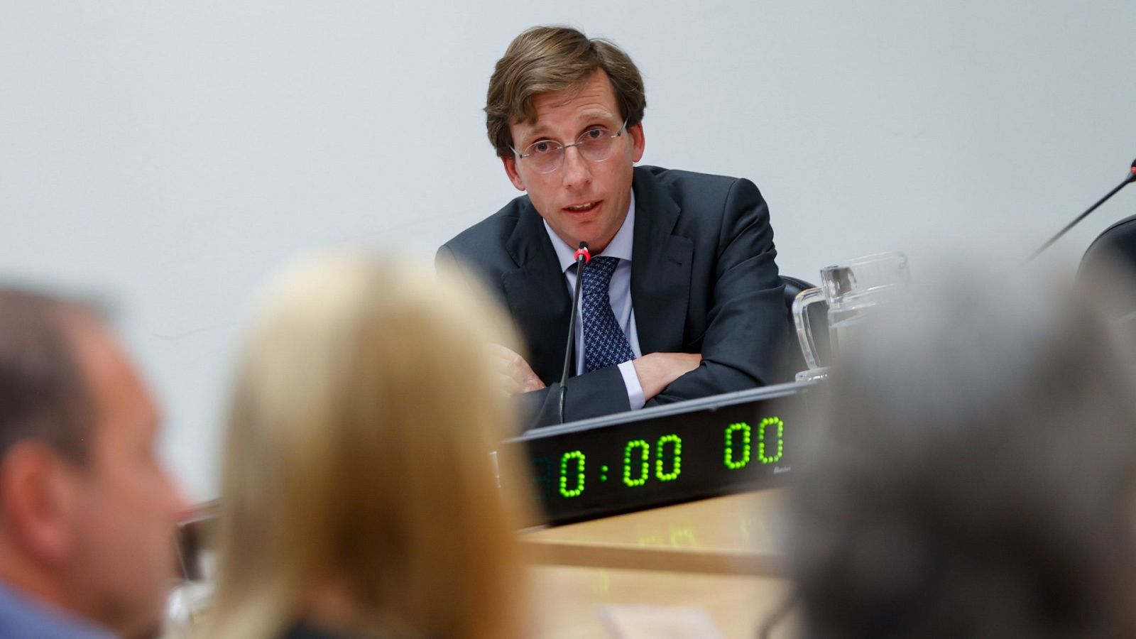 El alcalde de Madrid, José Luis Martínez-Almeida, comparece ante la comisión de investigación