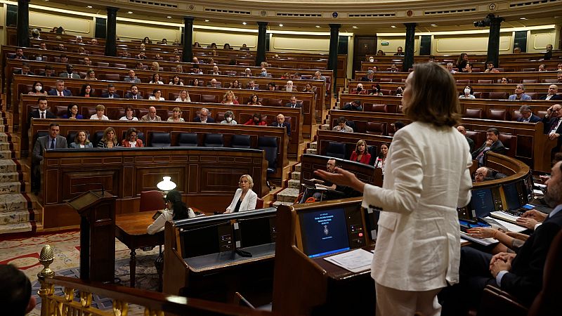 Imagen de la sesión de control al Gobierno este miércoles en el Congreso