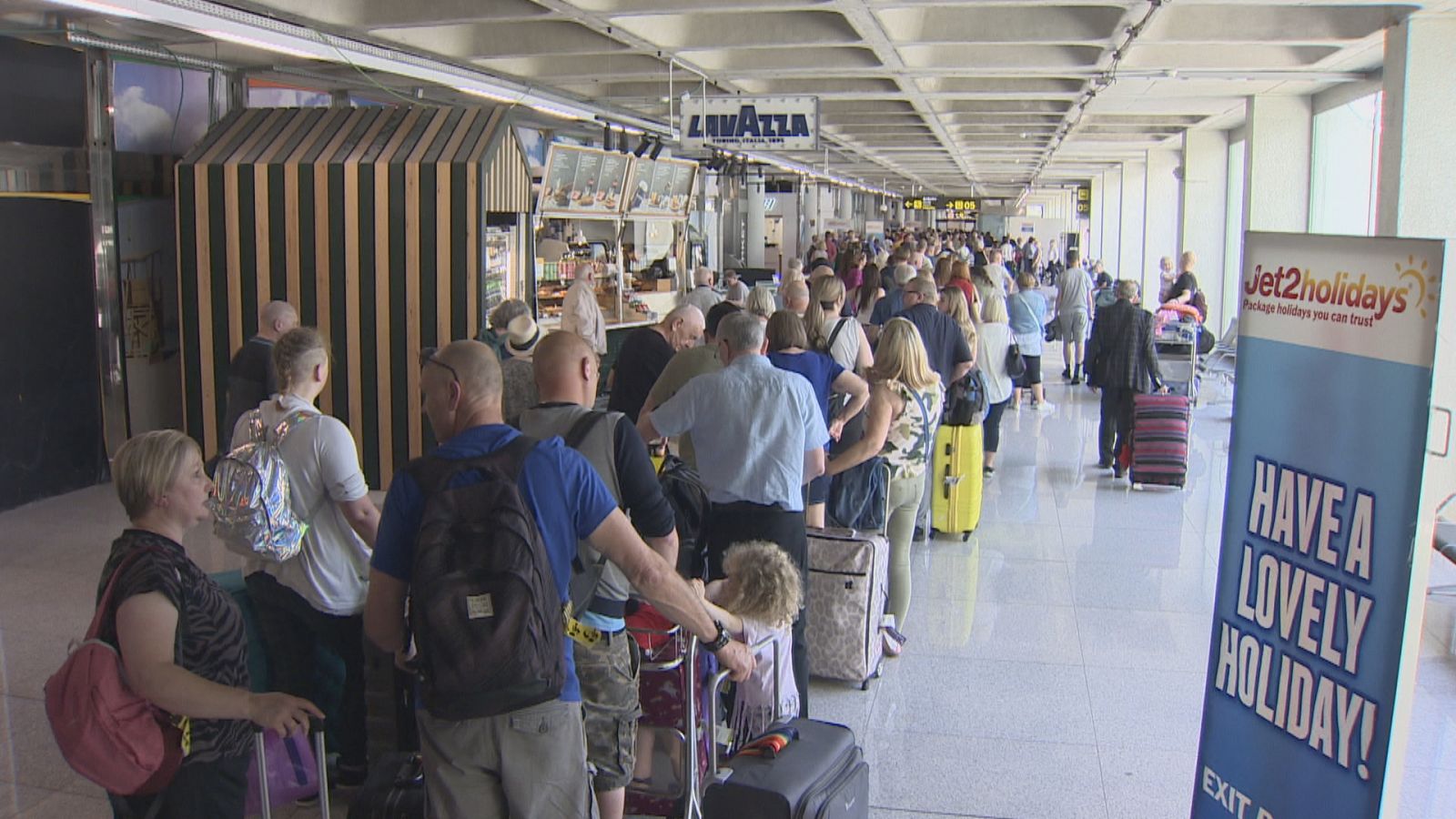 Coes i aglomeracions a l'aeroport de Palma
