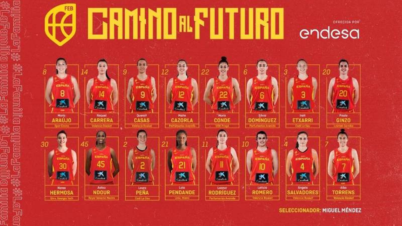 Gira la selección española baloncesto