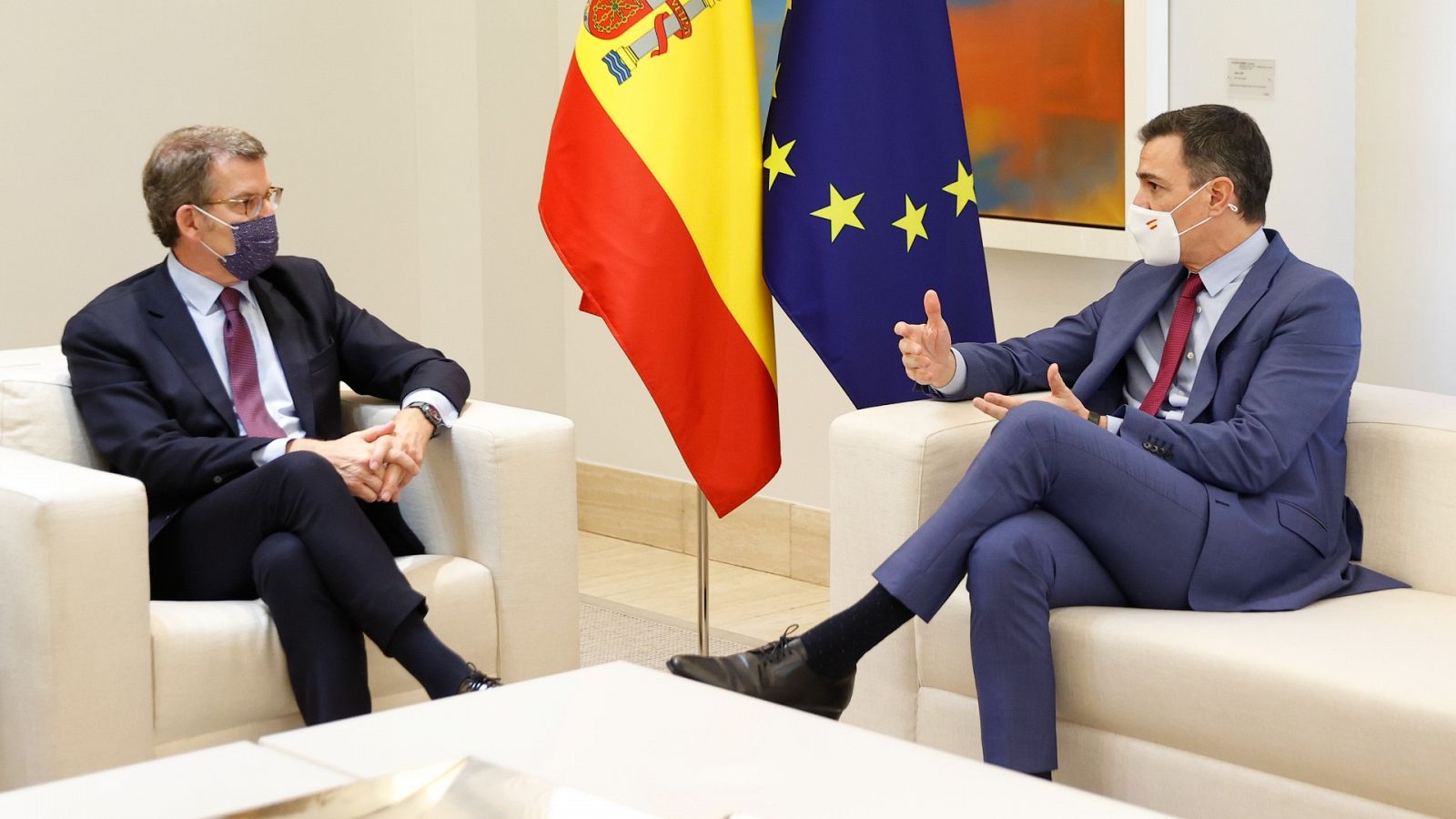 Barómetro CIS mayo 2022: Pedro Sánchez y Alberto Núñez Feijóo