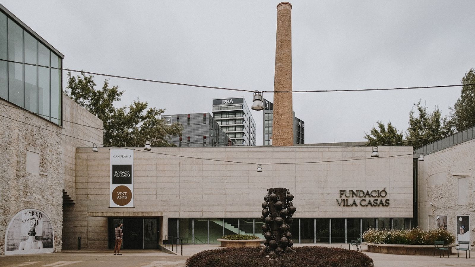 El Museu de can Framis ocupa una antiga fábrica del Poble Nou de Barcelona