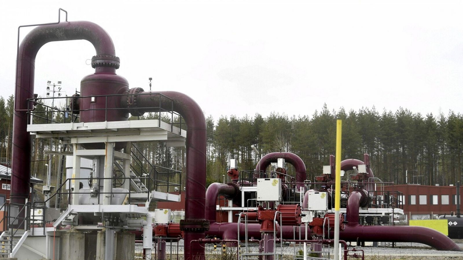 Imagen de archivo de una planta de gas de la empresa Gasum en Raikkola, Finlandia. Foto: Vesa Moilanen / Lehtikuva / AFP