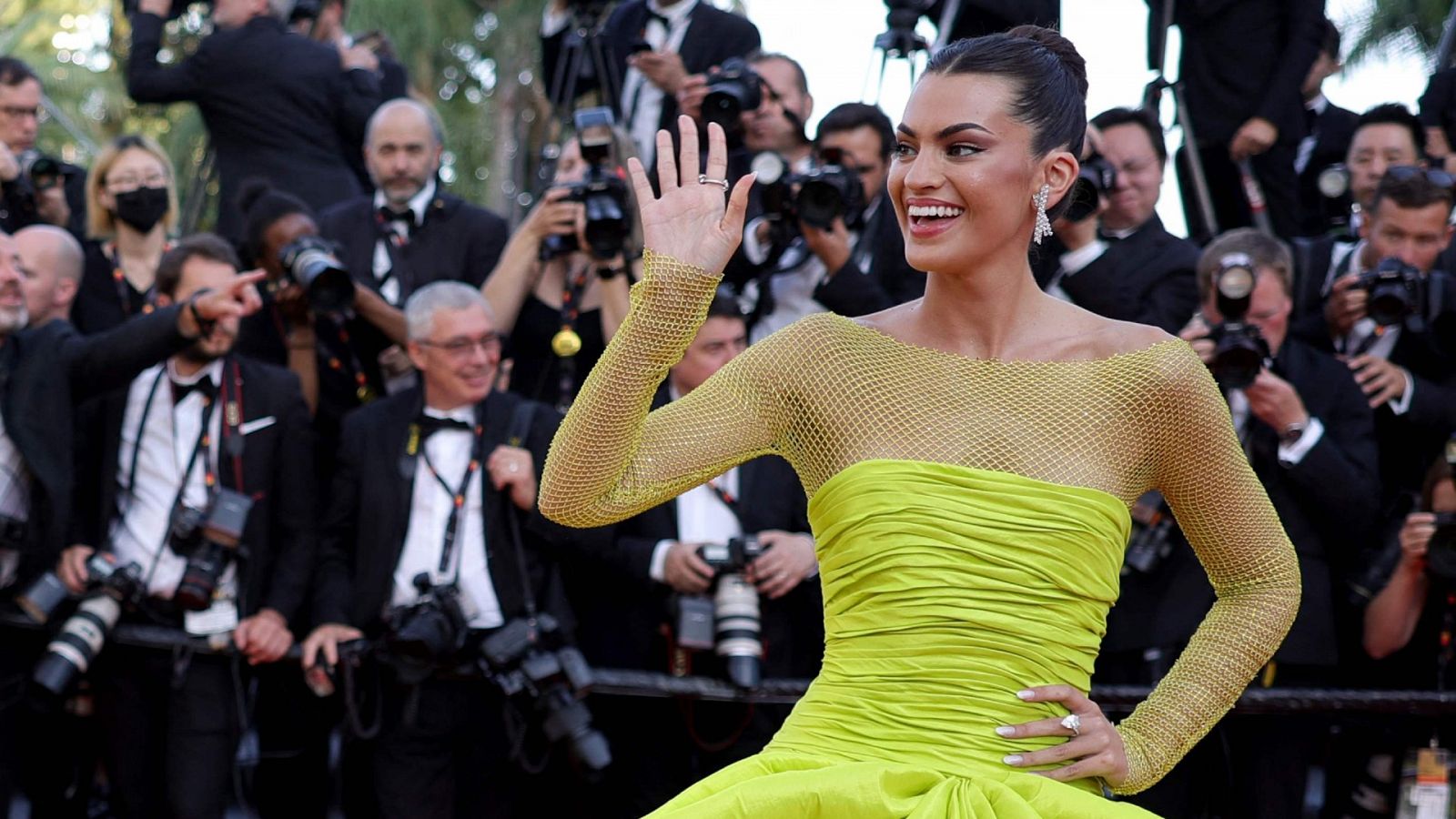 Marta Lozano en la alfombra roja de Cannes 2022