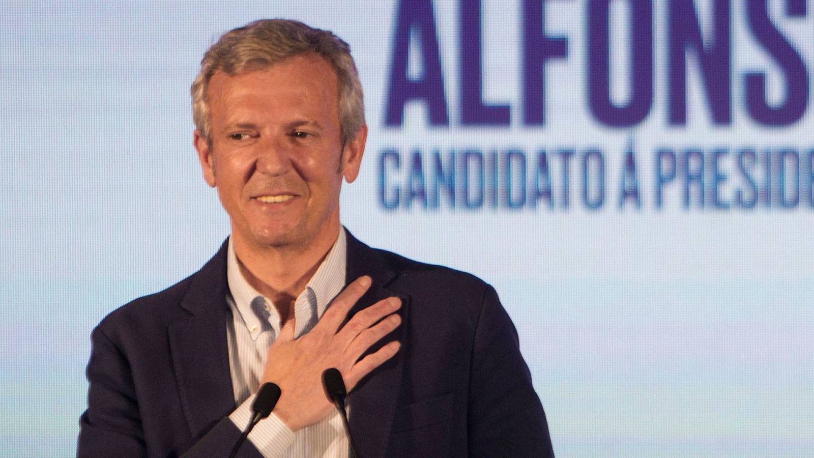 El nuevo presidente del PP de Galicia, Alfonso Rueda, en una imagen de archivo