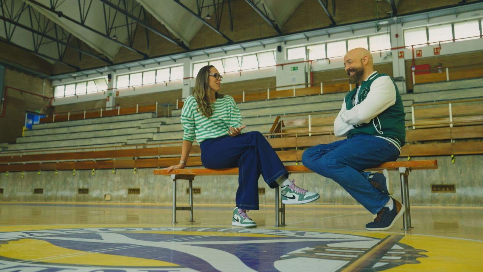 Goyo Jiménez con Amaya Valdemoro