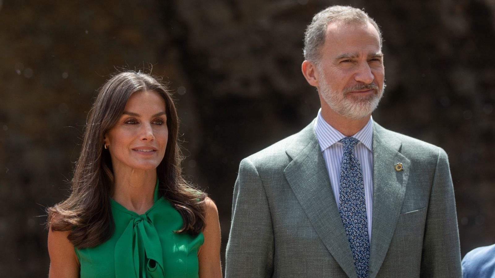 Doña Letizia y Felipe VI, durante su reciente visita a Las Hurdes (Cáceres).  