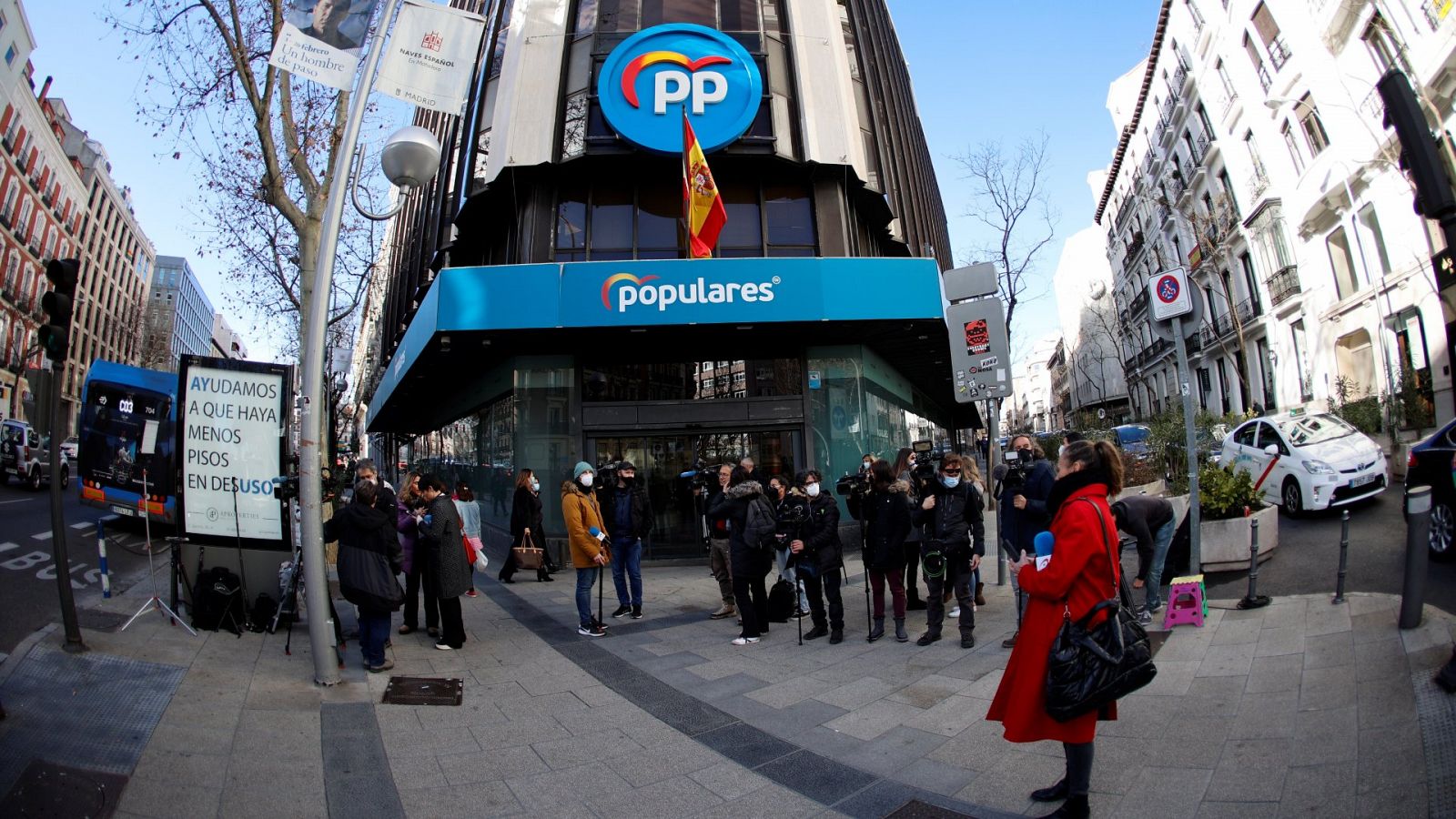 La sede del PP en la calle Génova de Madrid