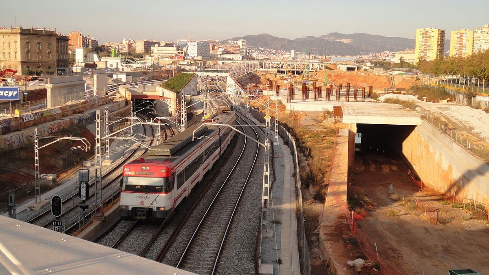 Les obres de la Sagrera de Barcelona acumula 15 anys de retards