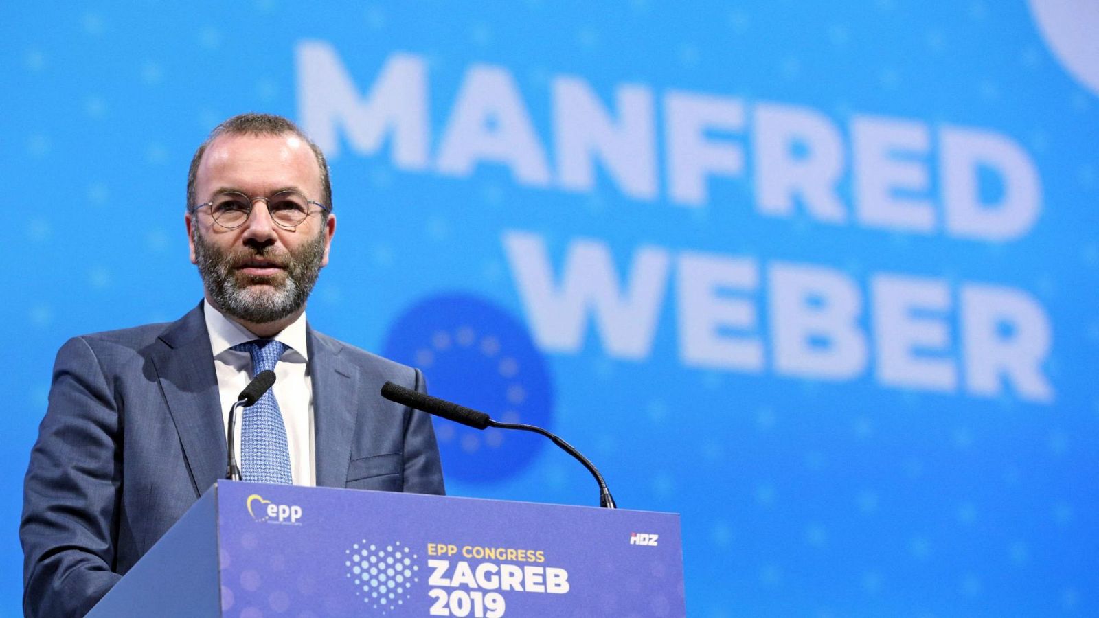 El presidente del Partido Popular Europeo, Manfred Weber