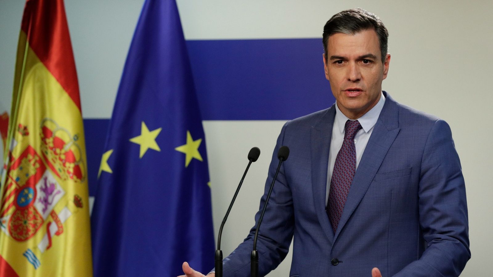  El presidente del Gobierno, Pedro Sánchez