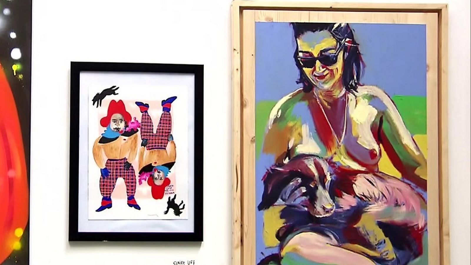 Obres de l'exposició 'Femmes Vandales' a la Nau Bostik