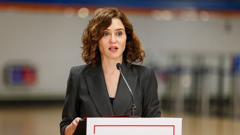 La presidenta de la Comunidad de Madrid, Isabel Díaz Ayuso