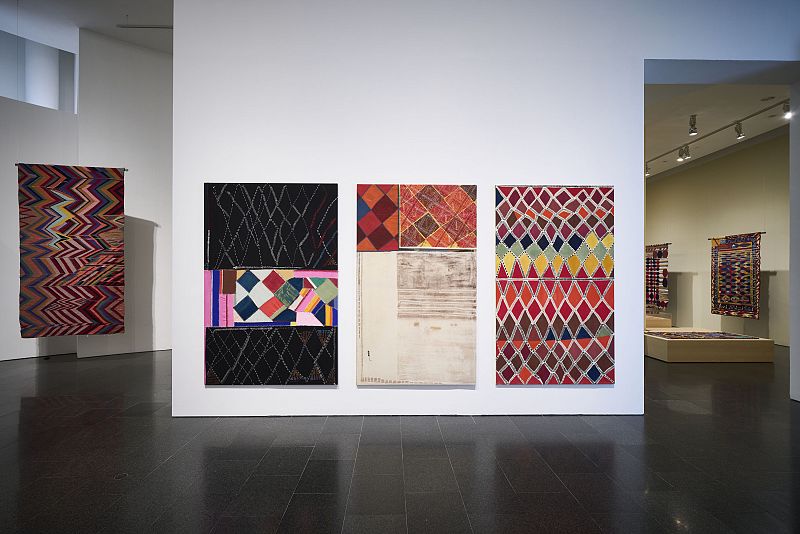 Vistas 'Teresa Lanceta. Tejer como código abierto' (MACBA, 2022)