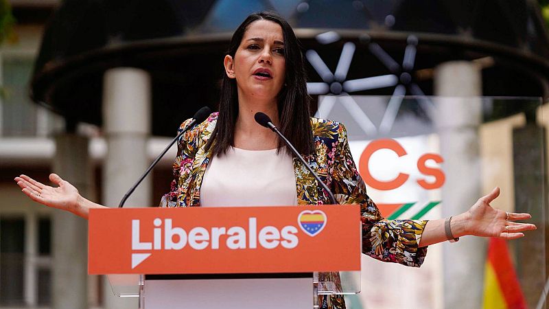 La presidenta de Cs, Inés Arrimadas, en una imagen de archivo del pasado mes de mayo