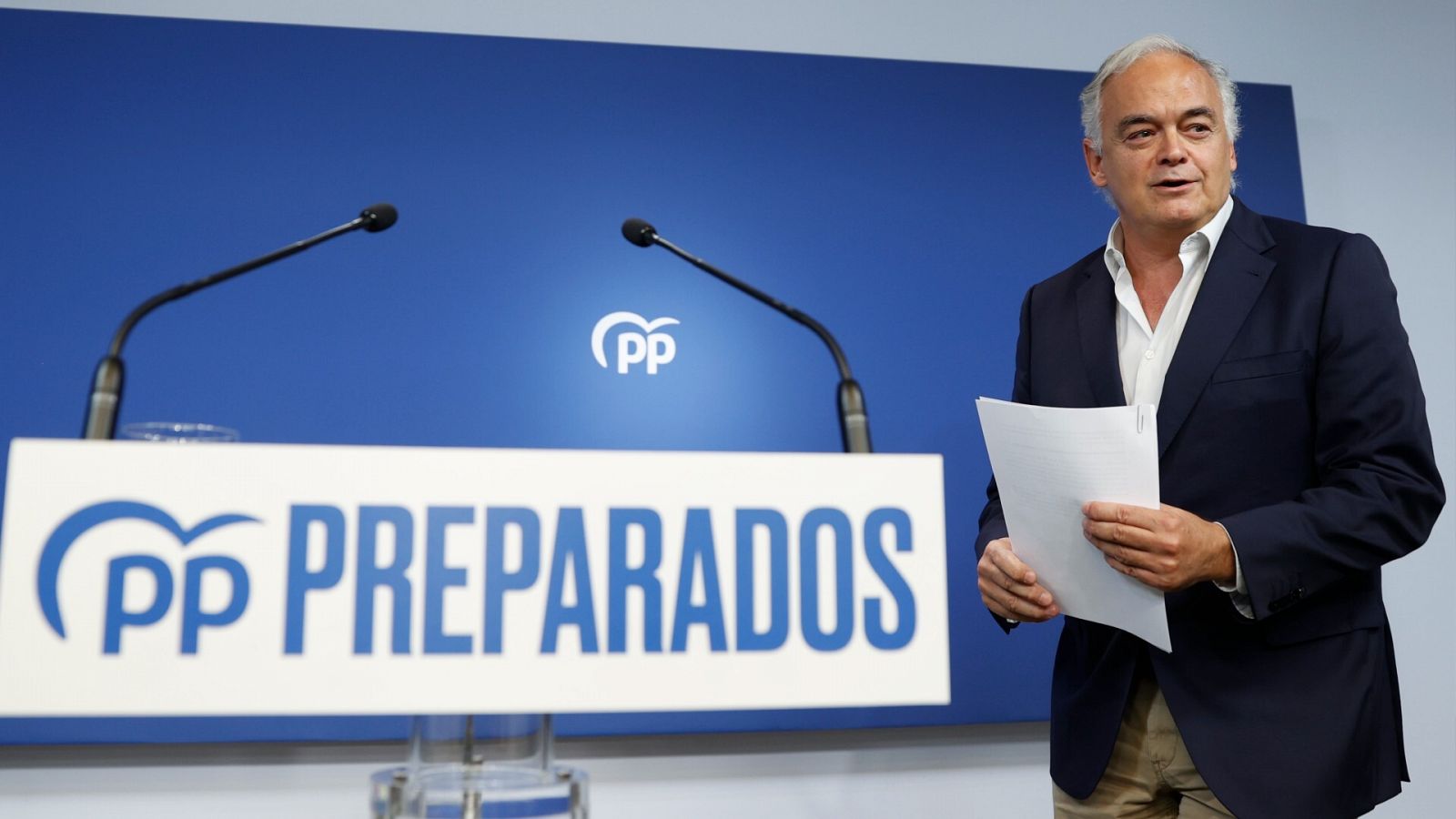 El responsable de Justicia del PP, Esteban González Pons, este lunes