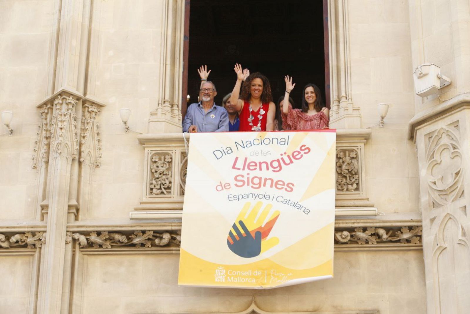 El Consell de Mallorca celebra el Dia Nacional de la Llengua de Signes.