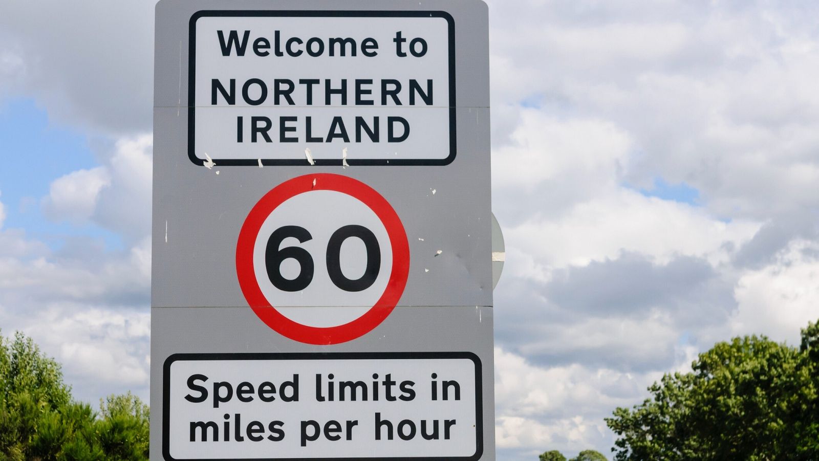 Frontera actual entre Irlanda e Irlanda del Norte