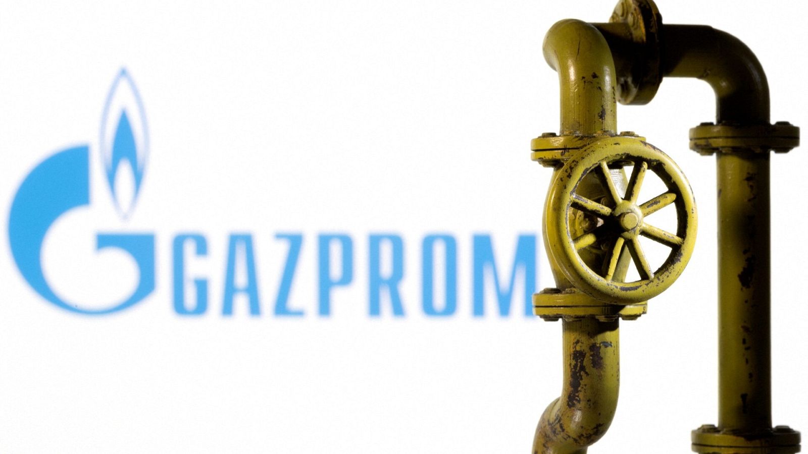 Logo de la empresa rusa Gazprom