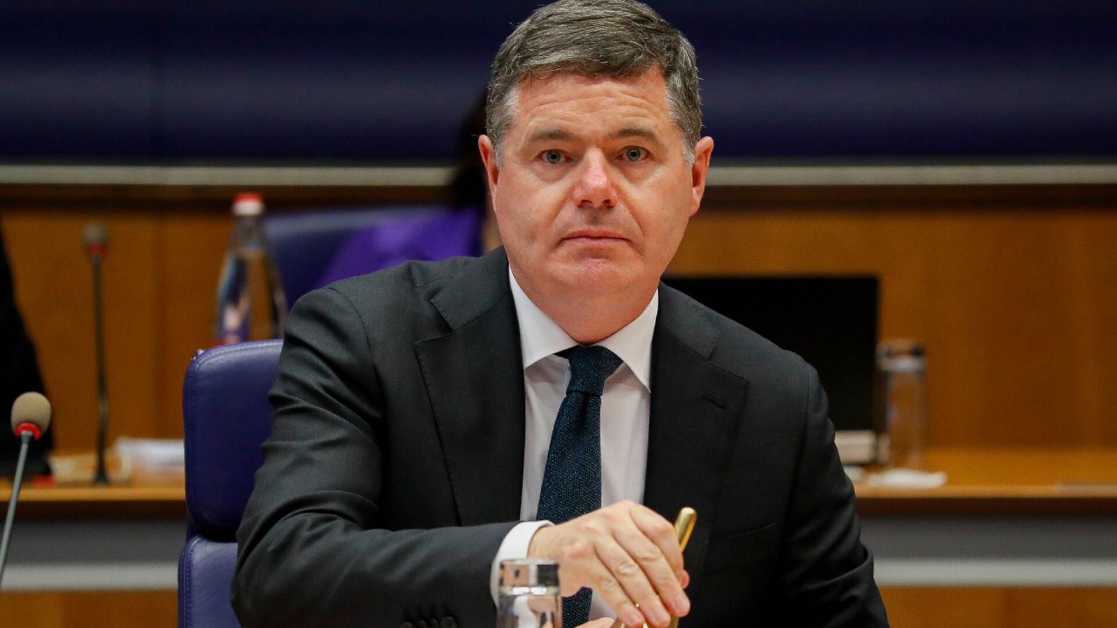 El presidente del Eurogrupo, Paschal Donohoe.