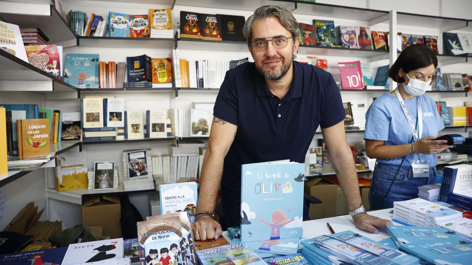 Máximo Huerta en la Feria del Libro