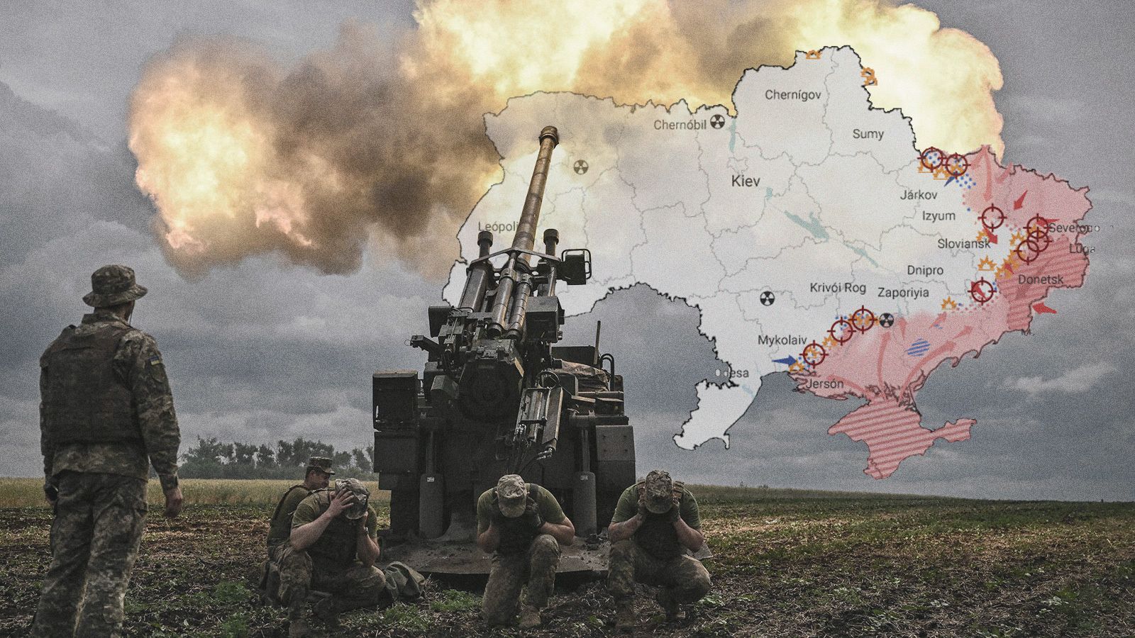 Los mapas de la decimoséptima semana de la guerra de Ucrania