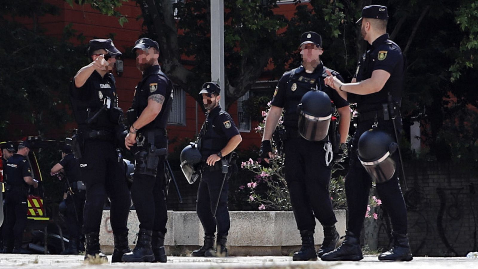 Imagen de un operativo de la Policía Nacional.