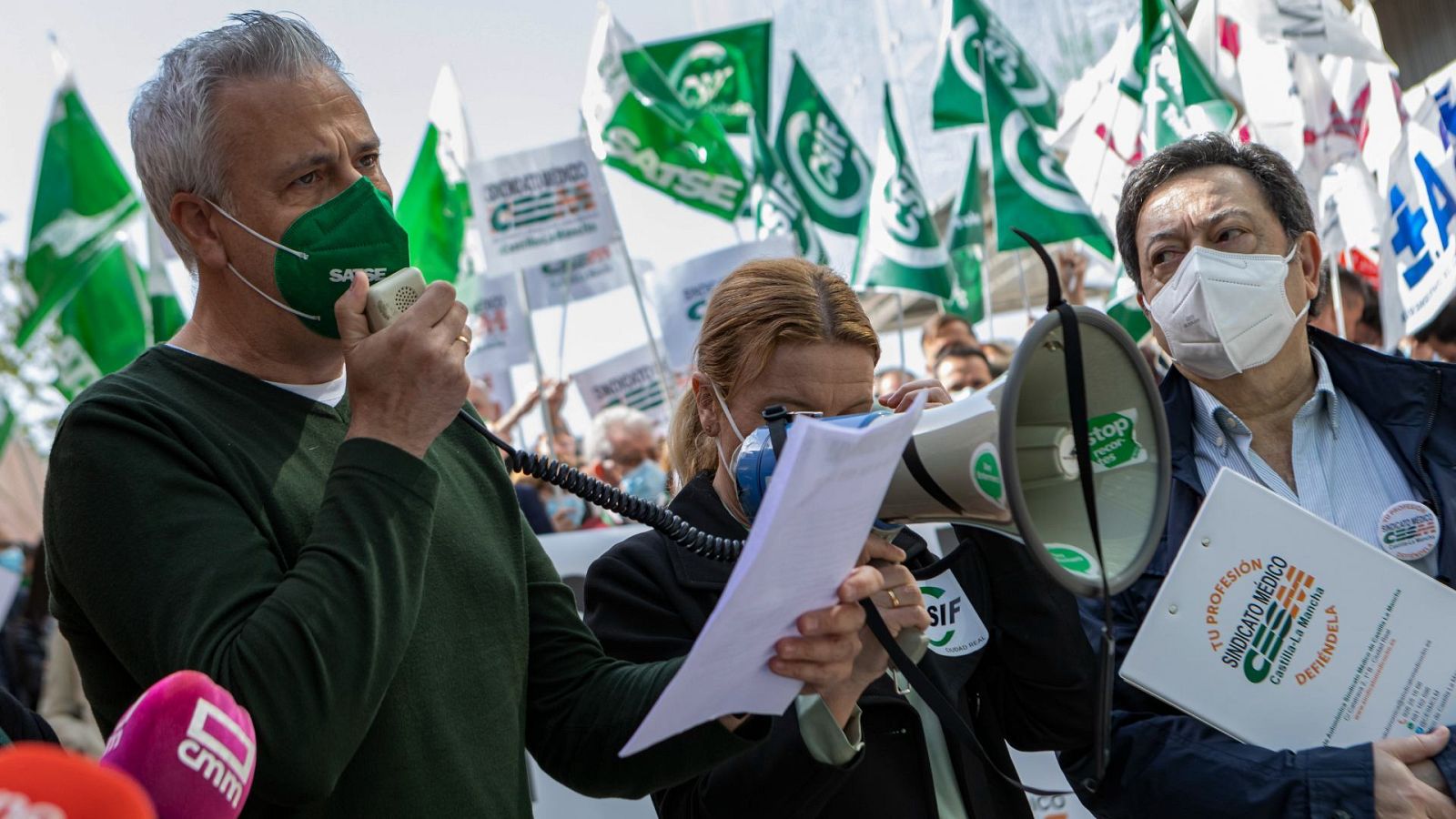 Imagen de archivo de una manifestación convocada por el CSIF