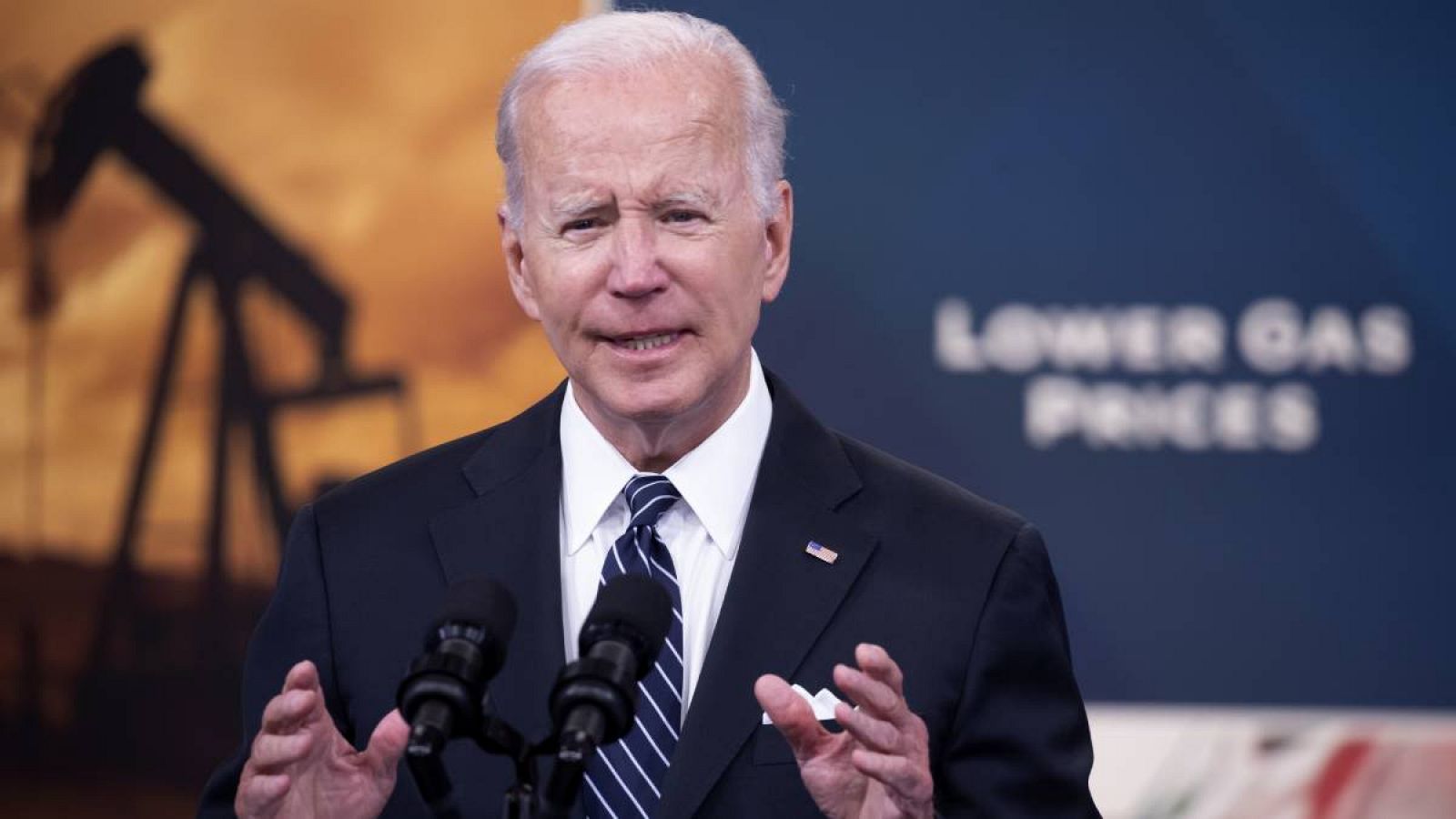 El presidente de los Estados Unidos, Joe Biden, en el complejo de la Casa Blanca en Washington, DC, EE. UU.