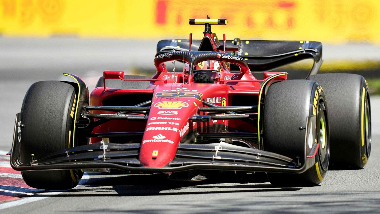 Carlos Sainz durante el GP de Canadá.