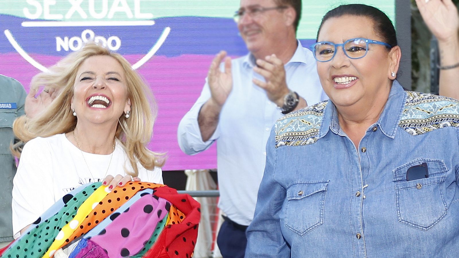 María del Monte con Inmaculada Casal