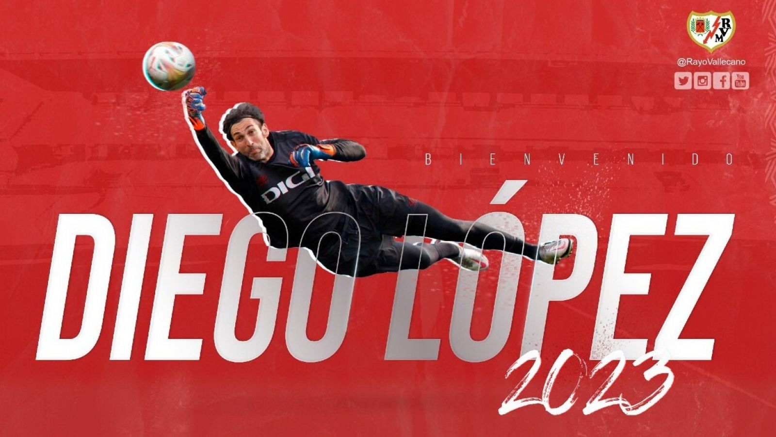 Imagen: Diego López, nuevo jugador del Rayo Vallecano