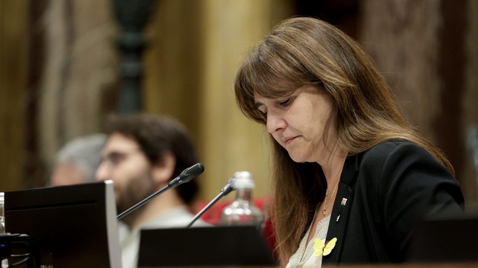 La presidenta del Parlament, Laura Borràs