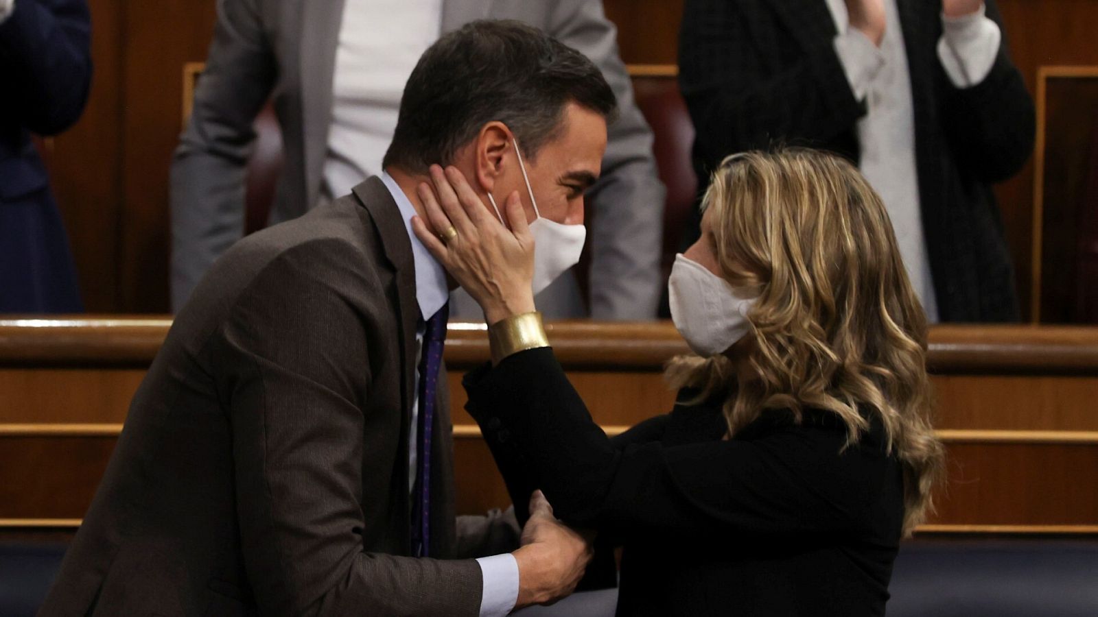 Pedro Sánchez y Yolanda Díaz