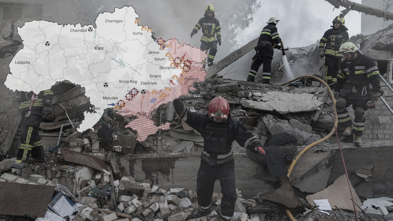 Los mapas de la vigésima semana de la guerra de Ucrania