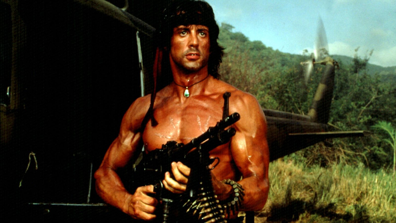 Sylvester Stallone como Rambo