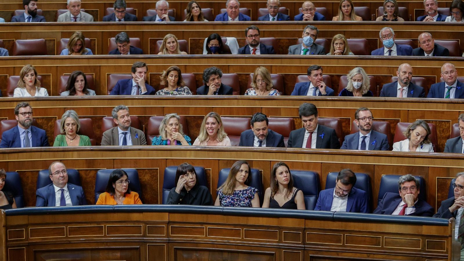 Vista parcial del Congreso de los Diputados
