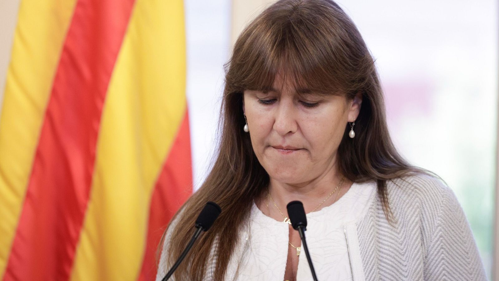  La presidenta del Parlament de Cataluña, Laura Borràs