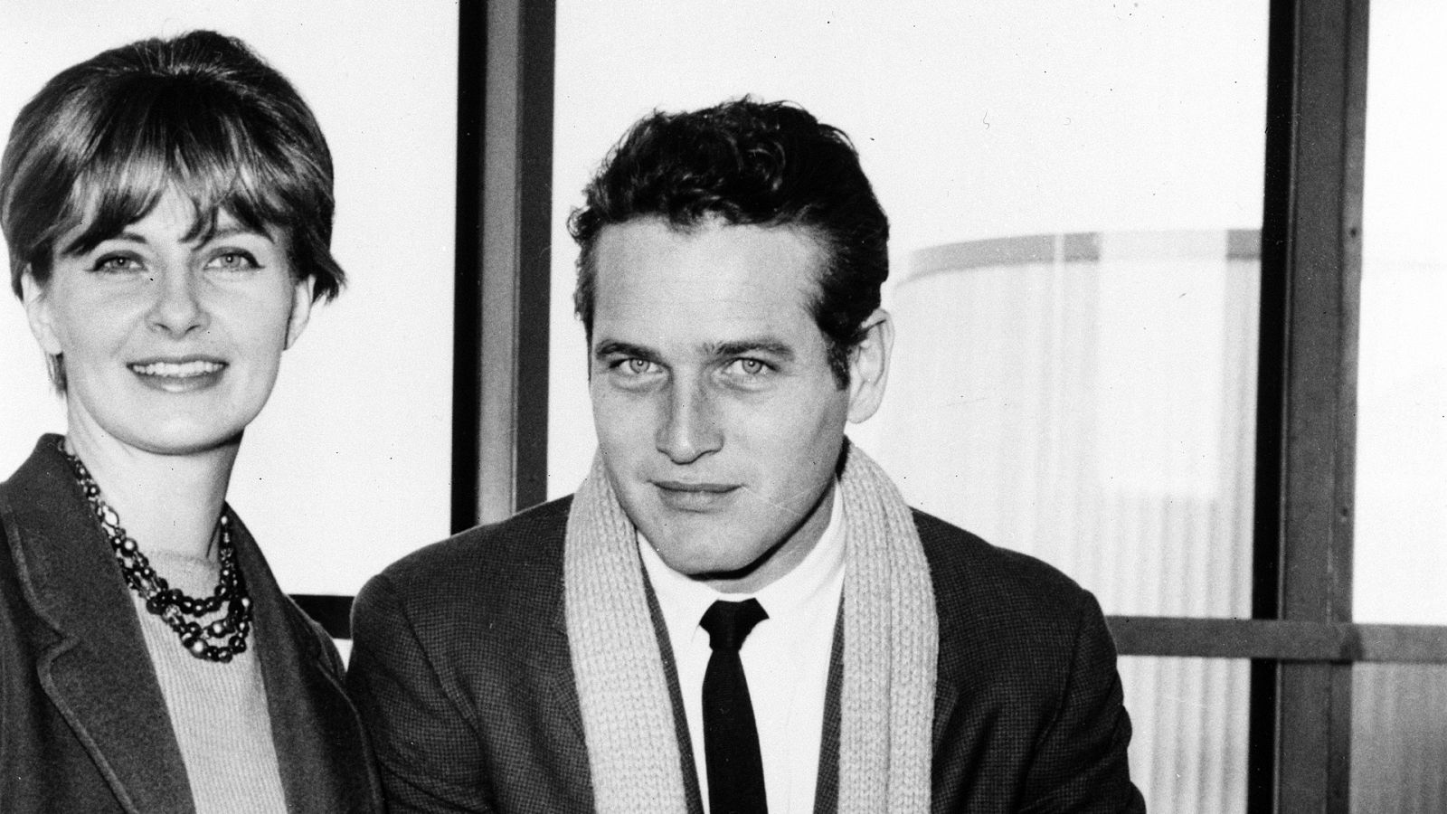 Paul Newman y Joanne Woodward fotografiados en 1962.