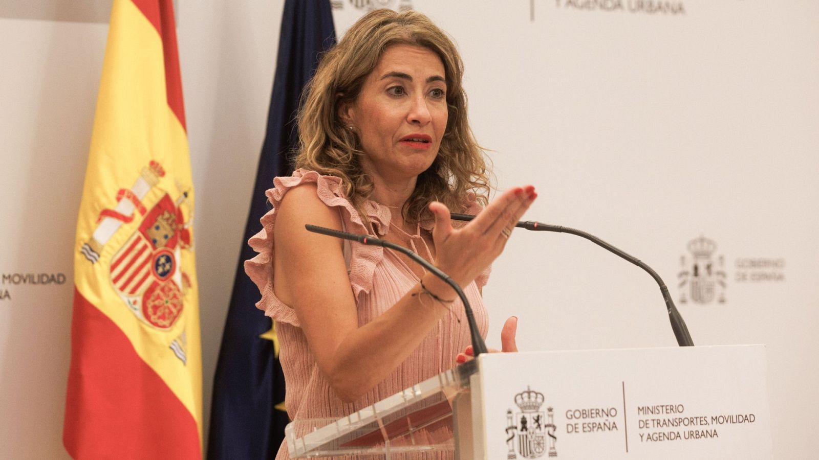 La Ministra de Transportes, Raquel Sánchez