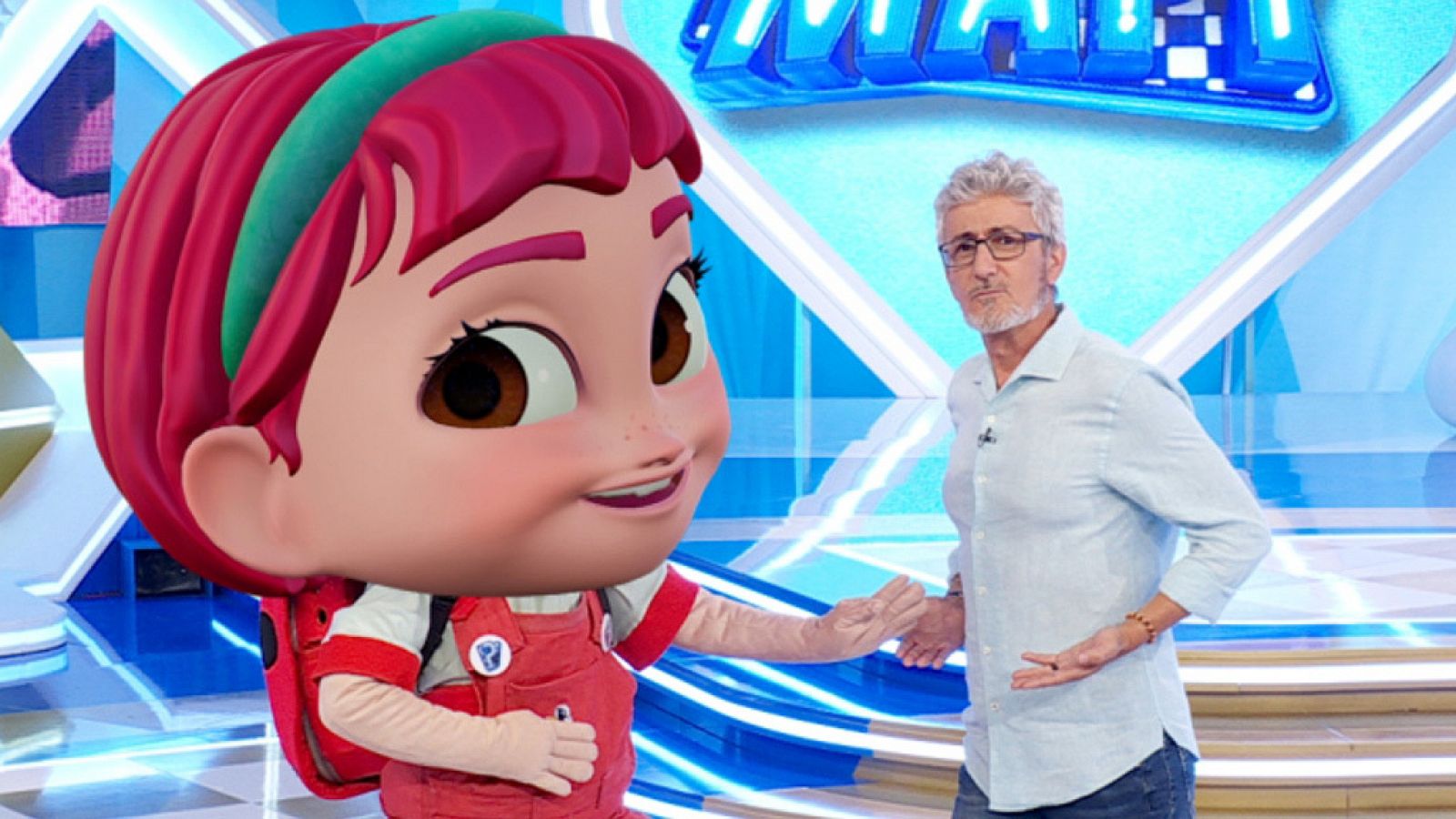 El actor David Fernández en 'Mapi', el nuevo programa de TVE