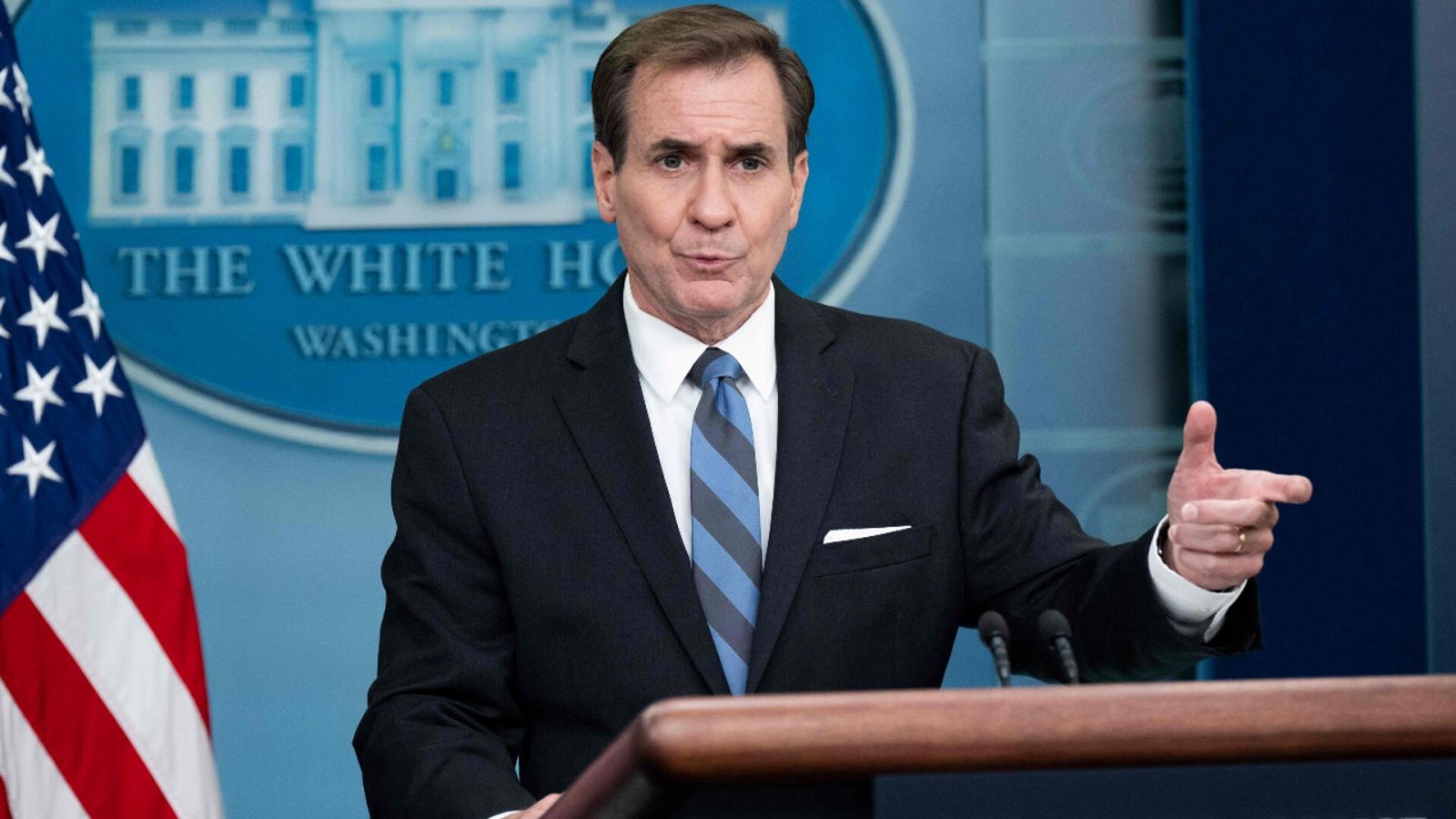 El Coordinador del Consejo de Seguridad Nacional de Estados Unidos para Comunicaciones Estratégicas, John Kirby.