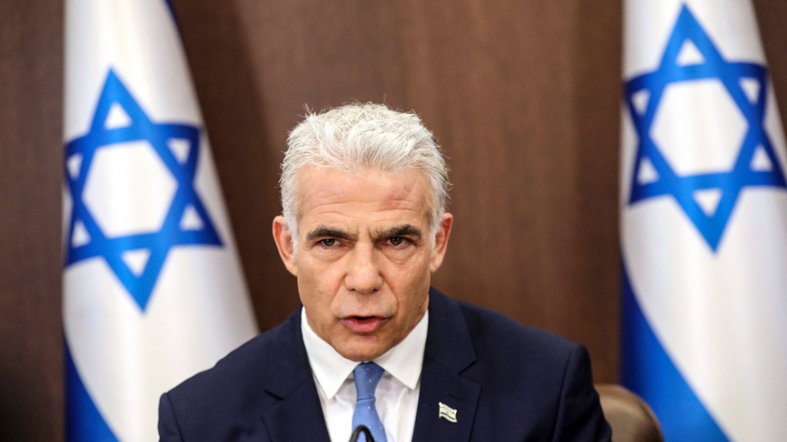 Una imagen del primer ministro israelí, Yair Lapid.