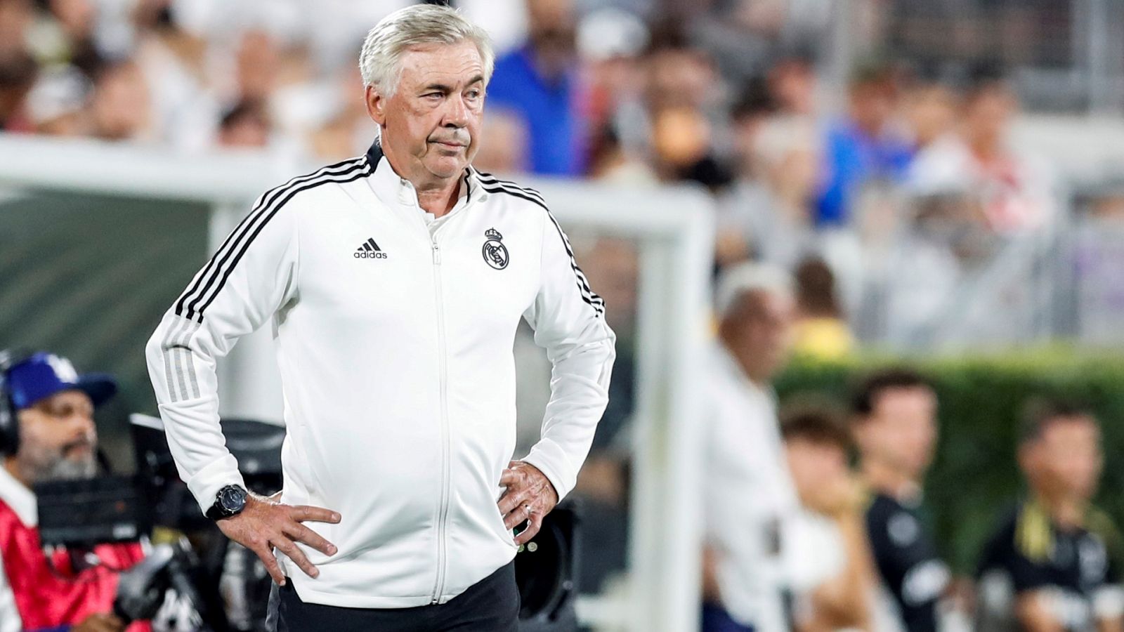 El técnico del Real Madrid, Carlo Ancelotti.