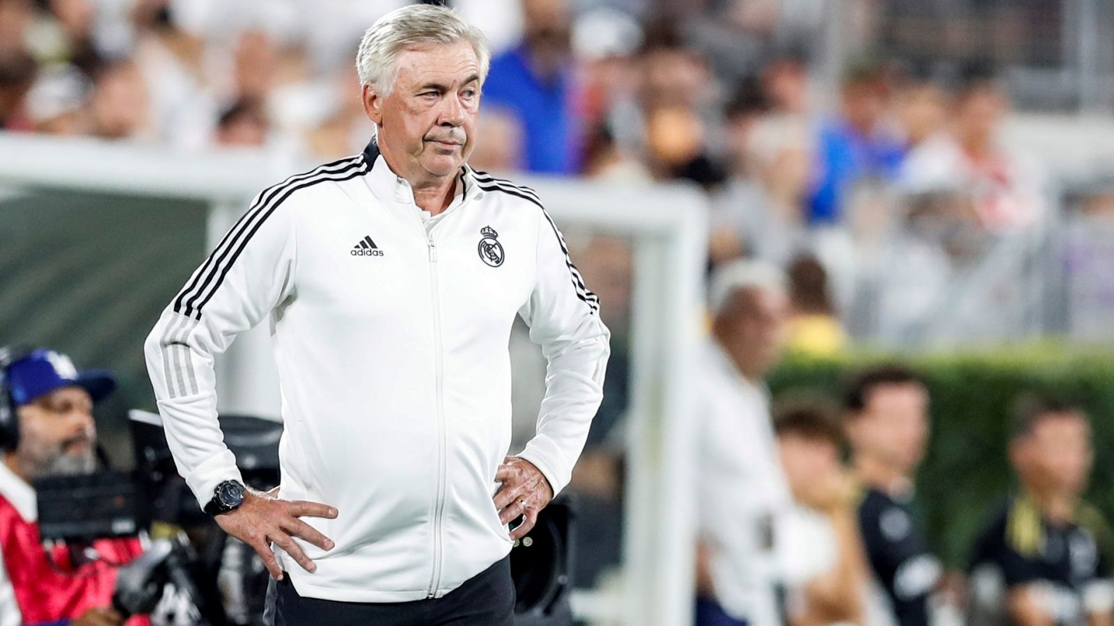 El técnico del Real Madrid, Carlo Ancelotti.