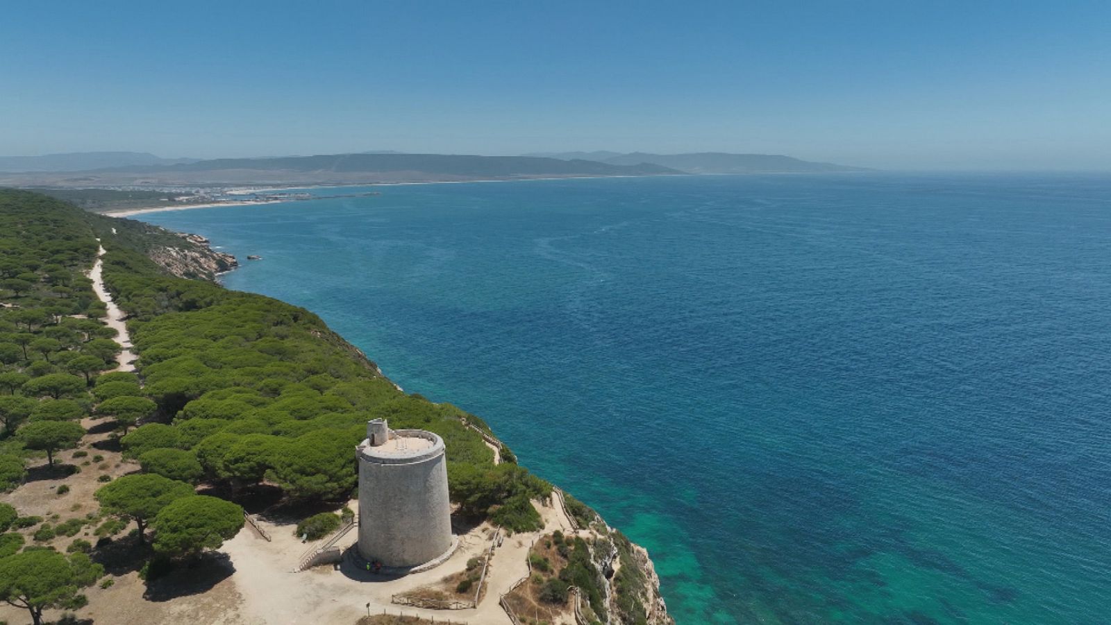 Vista de Barbate, en la Torre del Tajo