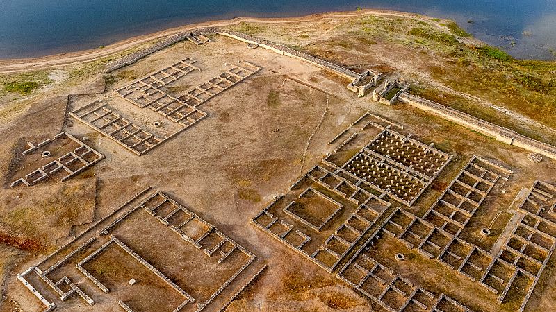 El campamento militar romano de Aquis Querquennis en el embalse de As Conchas, Ourense, se declaró bien de interés cultural en 2018